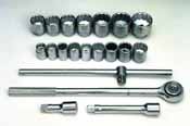 ATD-10021 Socket Set  21 Pc. 3/4 Dr. 12 pt. 3/4 - 2 by ATD Tools 10021
