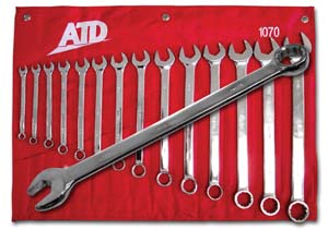 ATD-1070 ATD-1070 14 Pc. 12 Point SAE Long Pattern Wrench Set