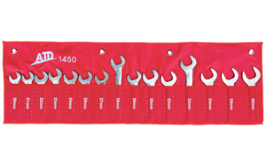 15 pc. Metric Bonney Wrench Set by ATD tools 1450