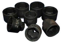 ATD-6401 ATD-6401 8 Pc. 3/4 Drive 6 Point SAE Impact Add-On Set
