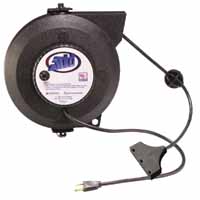ATD-8096 50' Heavy Duty Reel w/Tri Tap Plug 16/3 SJTO-OWA