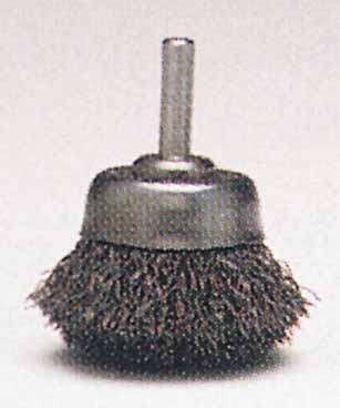ATD-8258 ATD 1/4 Shank Hollow End Brush 1 -3/4 Diameter .012 wire size