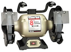 8" Bench Grinder by Clarke 1hp with lights
