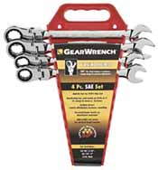 KDT-9703 K-D Tools - 9703- 4 Pc. Flex Head Ratcheting Wrench Completer Set SAE