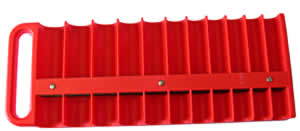 Lisle 40900 1/2-Inch Drive Magnetic Socket Holder - Red