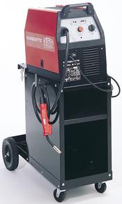 MARQUETTE 155 AMP GAS/NO GAS MIG WELDER  AND CART