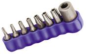 OTC 8 Pc. 1/4" Dr. Tamper Resistant Torx Bit Set T10H-T40H