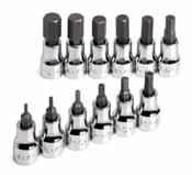 SKT-19706 SK 19706 12 Pc. 3/8 Dr. 2-12mm Hex Bit Socket Set