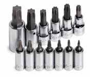 SK 13 Pc. 1/4&amp;quot;, 3/8&amp;quot;, 1/2&amp;quot; Dr. Torx® Bit Socket Set T8,10,15,20,25,27,30,40,45,47,50,