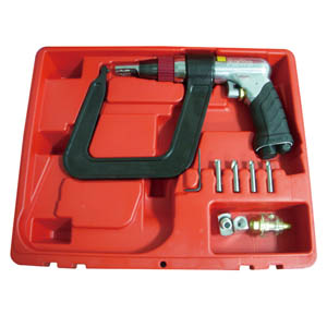 Astro Pneumatic Air Spot Drill Kit with 5.5" Deep Clamp Kit and 4 Drill Bits