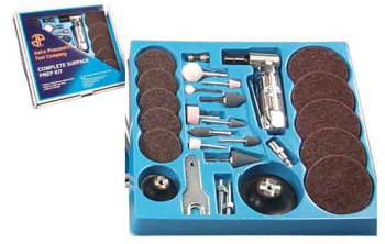 Astro Pneumatic Surface Prep Kit with AST-T20ah Angle Die Grinder