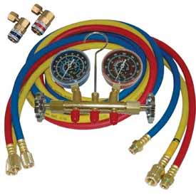 ATD-3687 R134A Economy Brass Manifold Gauge set ATD 3687