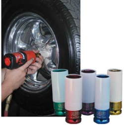 ATD-4355 ATD 5-Piece SAE/Metric Protective Impact Socket Set