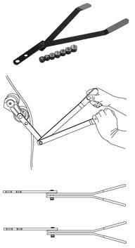 Adjustable Handle Serpentine Belt Tool Lisle