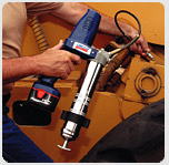 14.4v Lincoln Cordless Rechargeable Grease Gun Powerluber