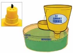 WIR-32015 Wirthco EZ Smart Drum Funnel With Cover & Extended Spout
