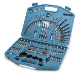 Wilmar/Performance Tool 125 pc. Drill and Bit Set 