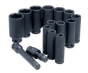 ATD-4450 ATD-4450 15 Pc. 1/2 Drive 6 Point SAE Deep Impact Socket Set