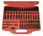 ATD-2271 ATD 2271 71 Pc. 1/4” Dr. SAE & Metric Impact Socket Set
