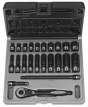 GRY-89623RD 23pc GP Duo Socket Set 1/4'' Drive Standard & Deep Length Fractional