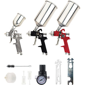 ATD-16900 ATD 16900 9 Pc. HVLP Spray Gun Set