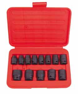 ATD-2301 13 pc. 3/8 Dr. Metric Impact Socket set 7-19mm 2301