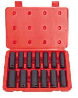 ATD-2701 13 pc. 3/8 Drive 6 point Metric Deep Impact Socket Set 2701