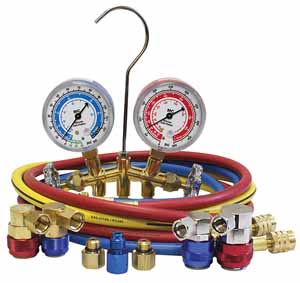 ATD-3681 ATD 3681 R1234yf/R134a Brass Manifold Gauge Set