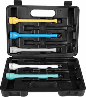 ATD-43705 ATD 43705 5 Pc. 1/2 Drive Wheel Torque Extension Set