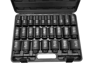 ATD-64126 ATD-64126 26 Pc. 3/4 Drive Metric Deep Impact Socket Set