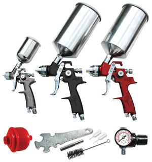 ATD-6900 ATD Tools 6900 HVLP Spray Gun Set 9 piece