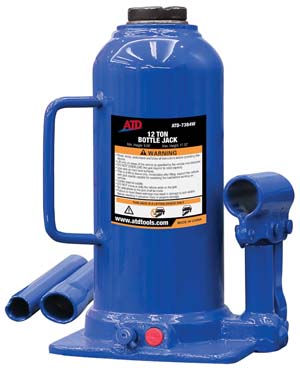 ATD-7384W ATD 7384W 12-Ton Heavy-Duty Hydraulic Side Pump Bottle Jack