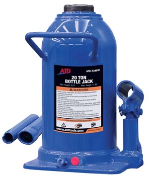 ATD-7386W ATD 7386W 20-Ton Heavy-Duty Hydraulic Side Pump Bottle Jack