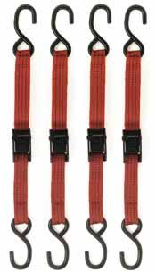 ATD-8074 ATD 4 Pc. 5 1/2' 1,500 lb. tensle strength Tie Down Set