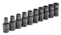 GRY-1210UM Grey Pneumatic 10 Pc. 3/8'' Drive Metric Universal Set