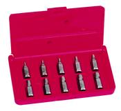 HAN-53226 Hanson 10 Pc. Screw Extractor Hex Head Multispline