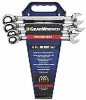 KDT-9601 KD Tools 9601 4 Pc. Reversible Ratcheting Wrench Completer Set Metric