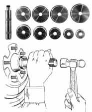 LIS-12980 Lisle 12980 Bearing Race and Seal Driver Master Set