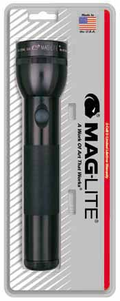 MAG-S2D016 MAGLITE 2D Cell Flashlight Black