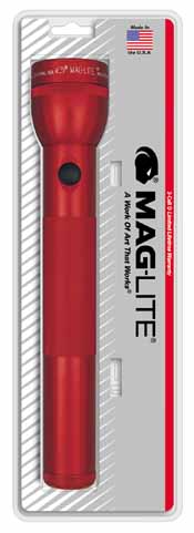 MAG-S3D036 MAGLITE 3D Cell Flashlight Red