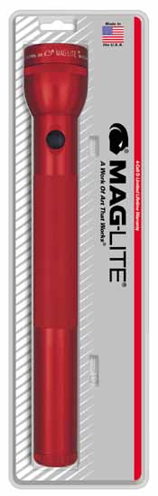 MAG-S4D036 Maglite 4D Cell Flashlight Red