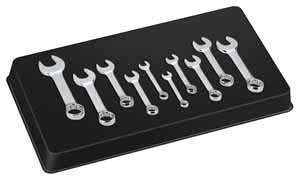 PLT-99525 Platinum Tech 99525 10 Pc. Metric Stubby Combination Wrench Set