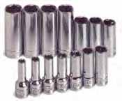 SKT-1854 SK 1854 14 Pc. 3/8 Dr. 6 Pt. Deep 6-19mm Socket Set