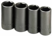 SKT-4004 SK 4004 4 Pc. 1/2 Dr. Deep Metric Axle Nut Impact Socket Set