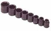 SKT-4058 SK 4058 8 Pc. 3/8 Dr. 6 pt. 5/16 - 3/4 Impact Socket Set