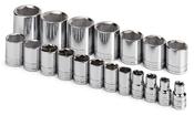 SKT-4120 SK 4120 19 Pc. 1/2 Dr. 6 pt. Standard 3/8 - 1 1/2 Socket Set