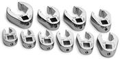 SKT-4508 SK 4508 10 Pc. 3/8  Dr. SAE Flarenut Crowfoot Wrench Set