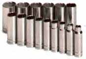 SKT-4815 SK 4815 15 Pc. 1/2 Dr. 12 pt. Deep 3/8 - 1 1/4 Socket Set