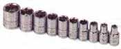 SKT-4910 SK 4910 10 Pc. 1/4 Dr. 6 pt. Standard 3/16 - 9/16 Socket Set