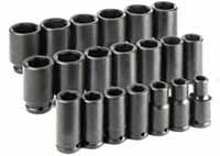 SKT-87920 SK 20 pc. 3/4 Dr. 6 point Deep SAE Impact Socket Set